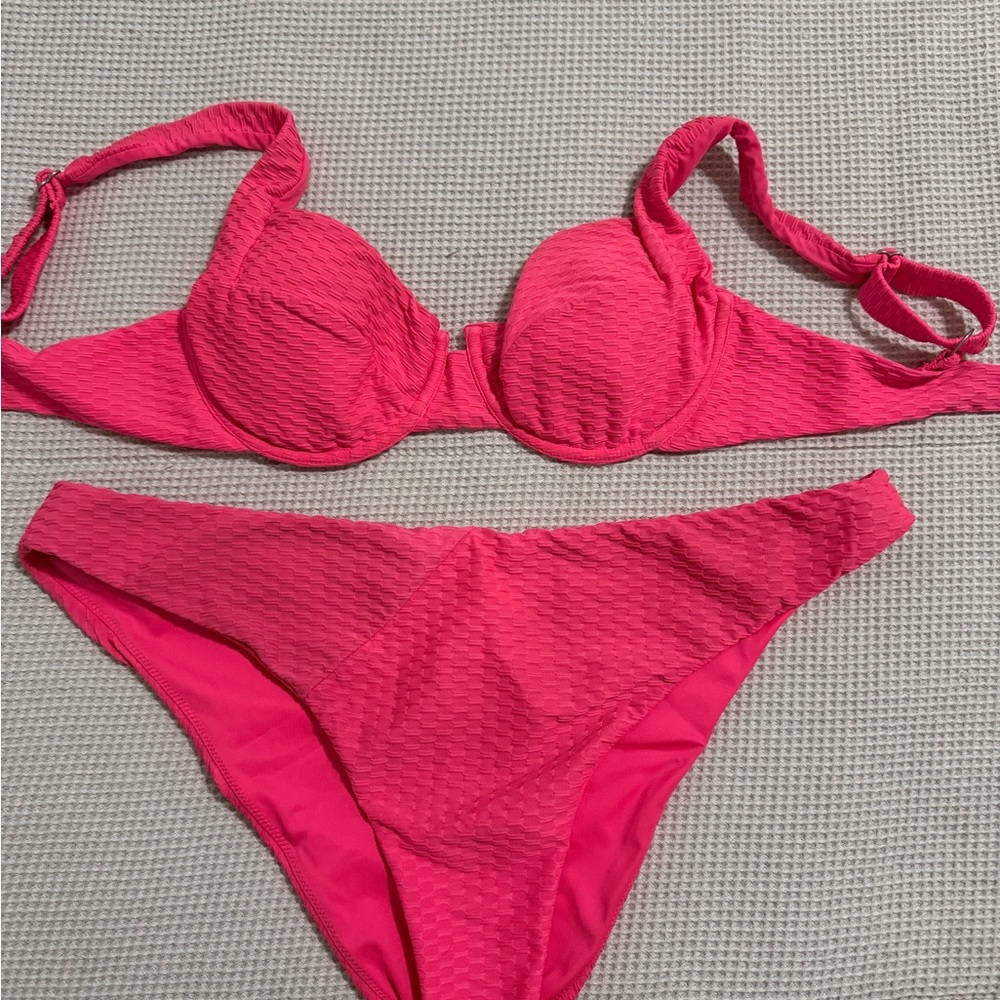 Vibrant Pink Bikini Set